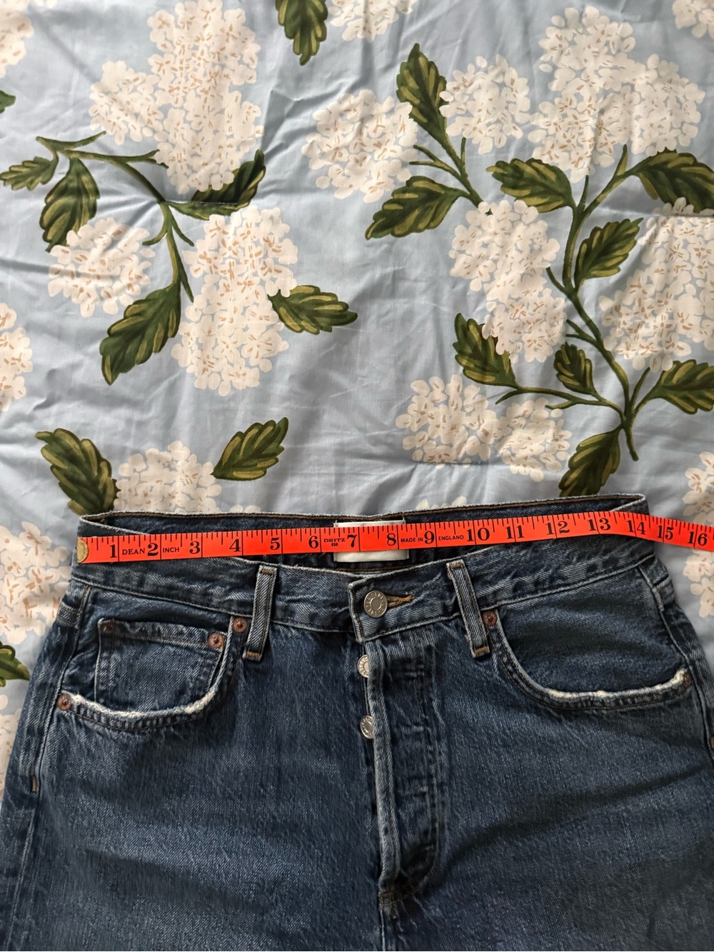 AGOLDE Ren High Waist Wide Leg Jeans Control Wash Size 28 - Picture 8 of 12